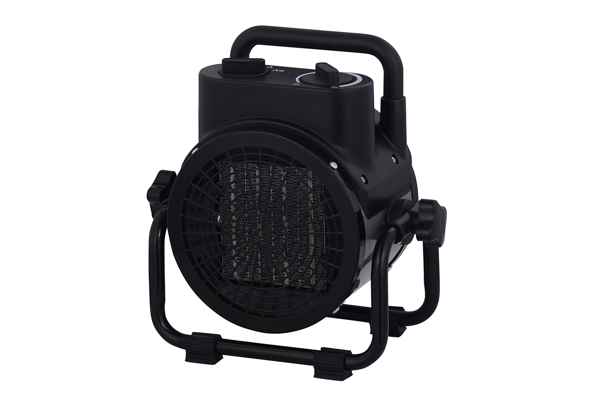 Παρουσιάζεται το αερόθερμο σε ένα σαλόνι.